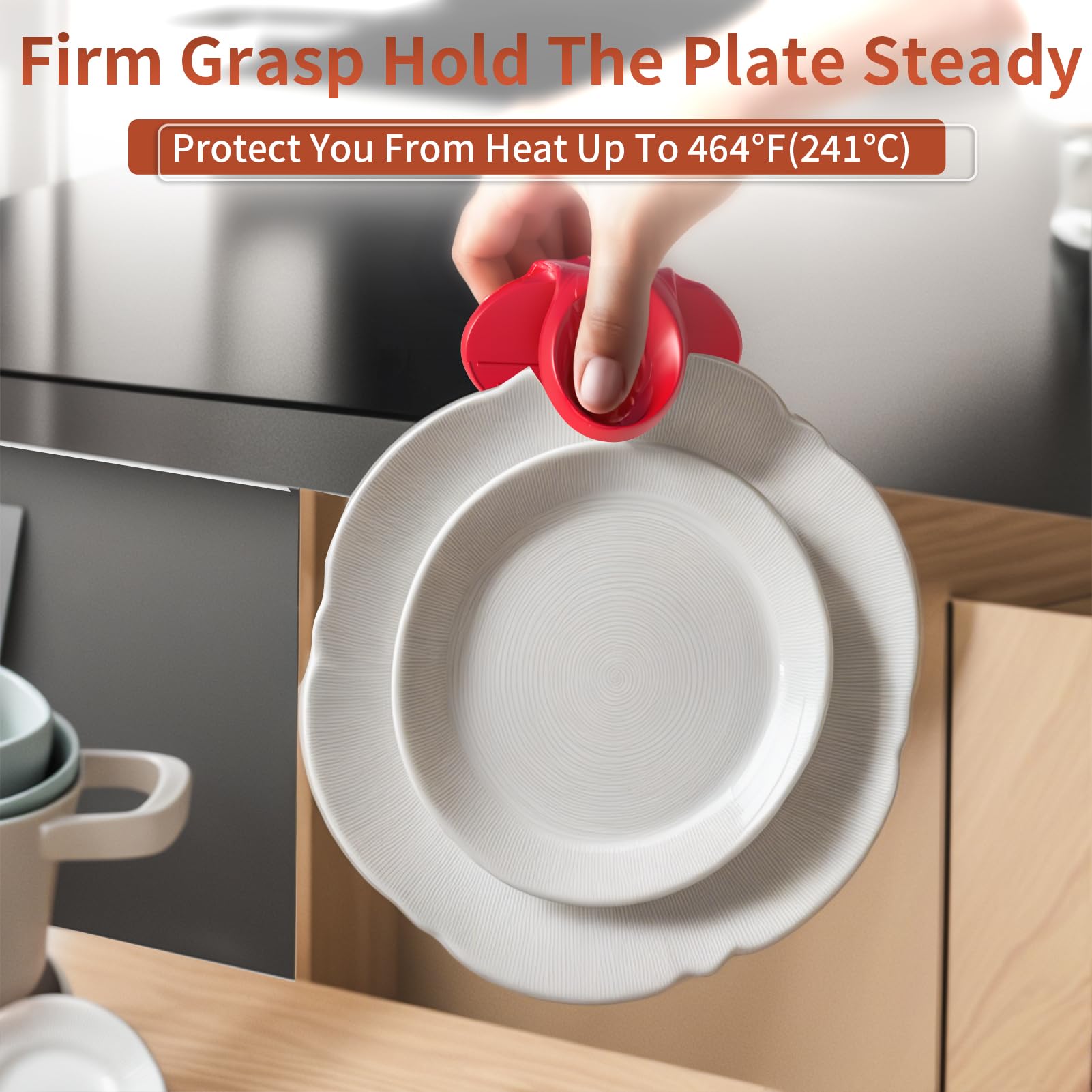 YYP silicone pot holders are dishwasher safe for quick kitchen cleanup.