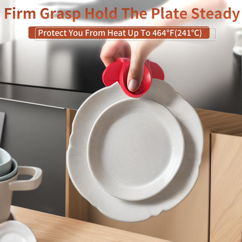 YYP silicone pot holders are dishwasher safe for quick kitchen cleanup.