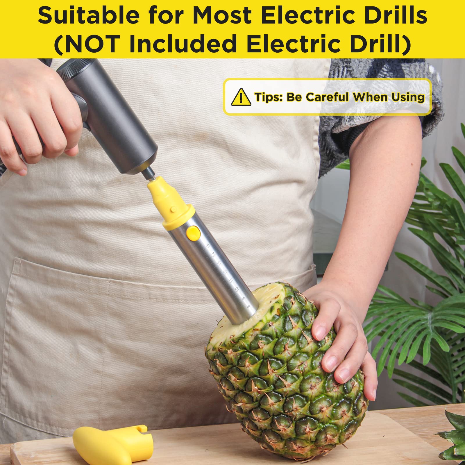 YYP pineapple cutter ergonomic non-slip handle for comfortable grip