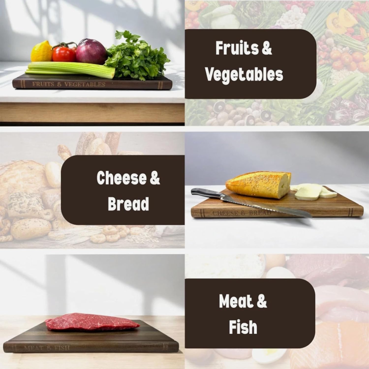 YZJSGOOD acacia wood texture close-up shows natural grain and durability.