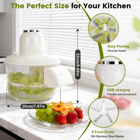 YZJSGOOD electric garlic peeler with one-button operation for easy prep