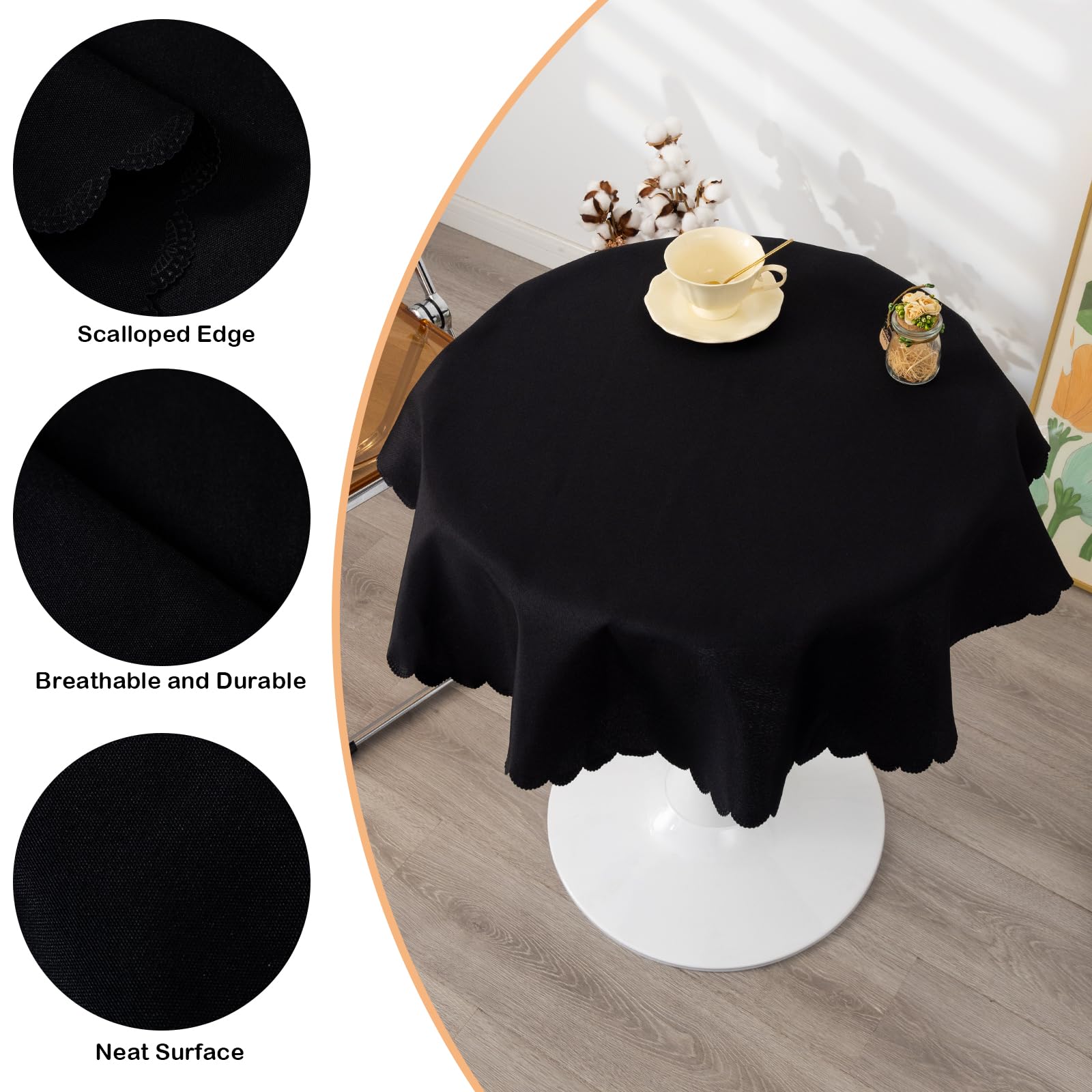 YZKITM tablecloth for indoor and outdoor events, easy care.