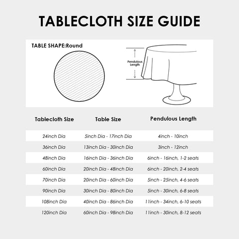 YZKITM round tablecloth protects surfaces during parties and picnics.