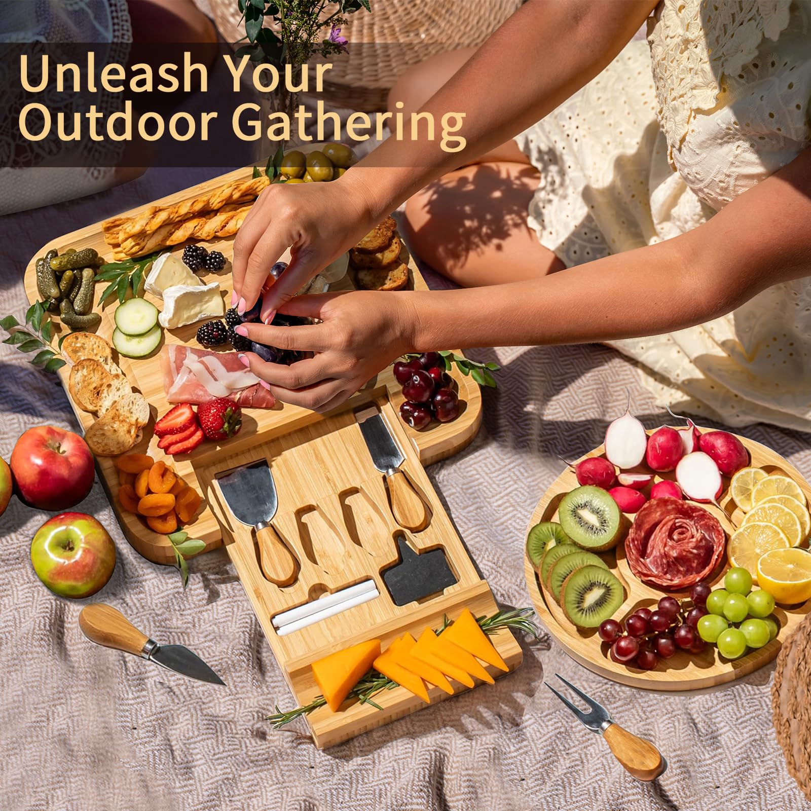 YZS Housm includes slate markers for labeling cheeses and courses