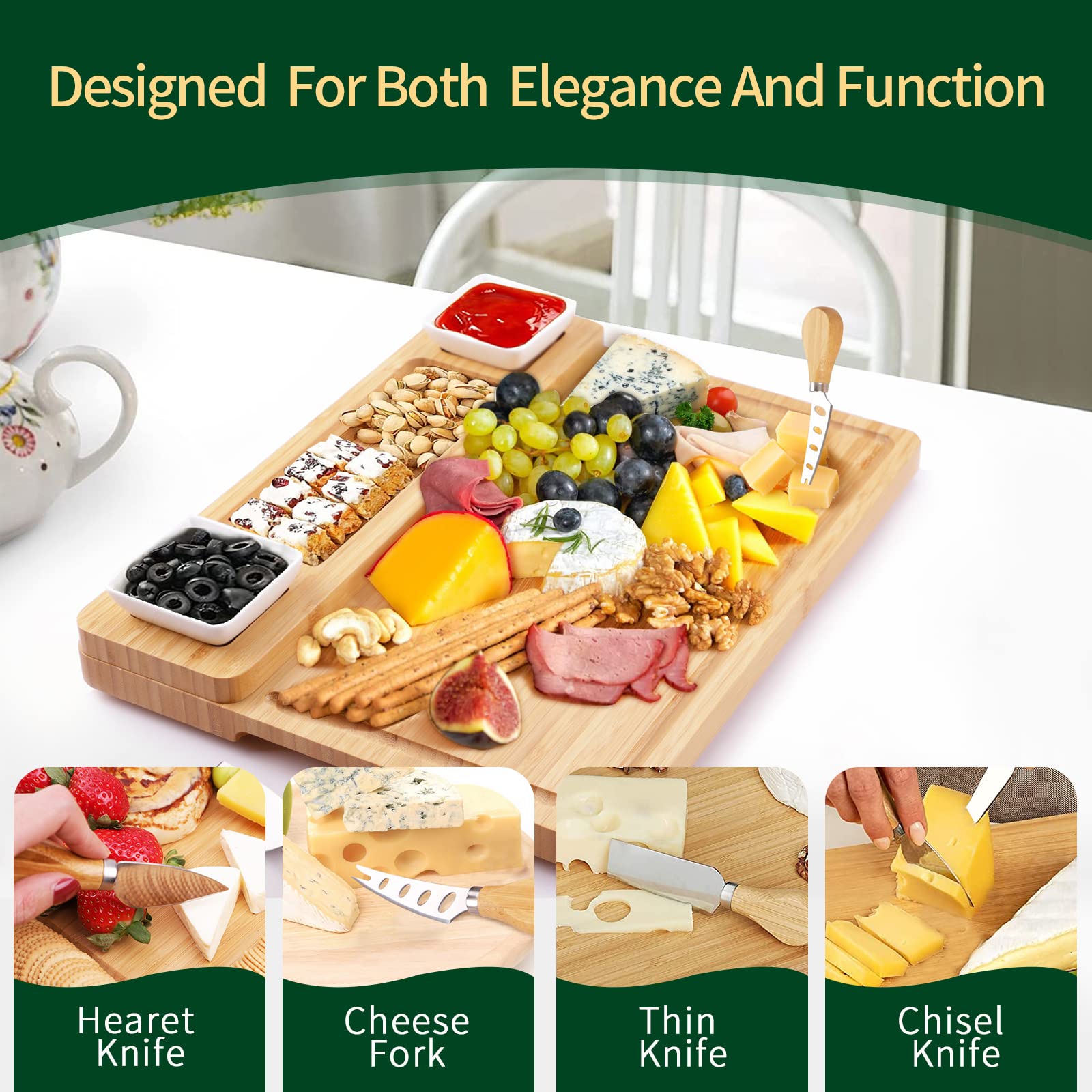 YZS Housm magnetic tray hides knives, keeping counters tidy.