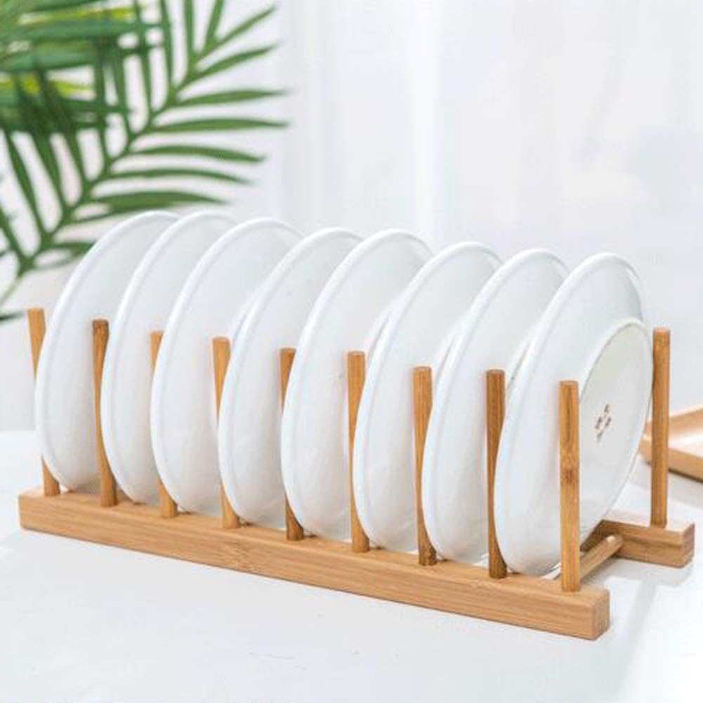 Z ZICOME bamboo dish rack close-up showing smooth finish