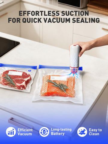 ZABINS kit in action for sous vide prep and organized leftovers.