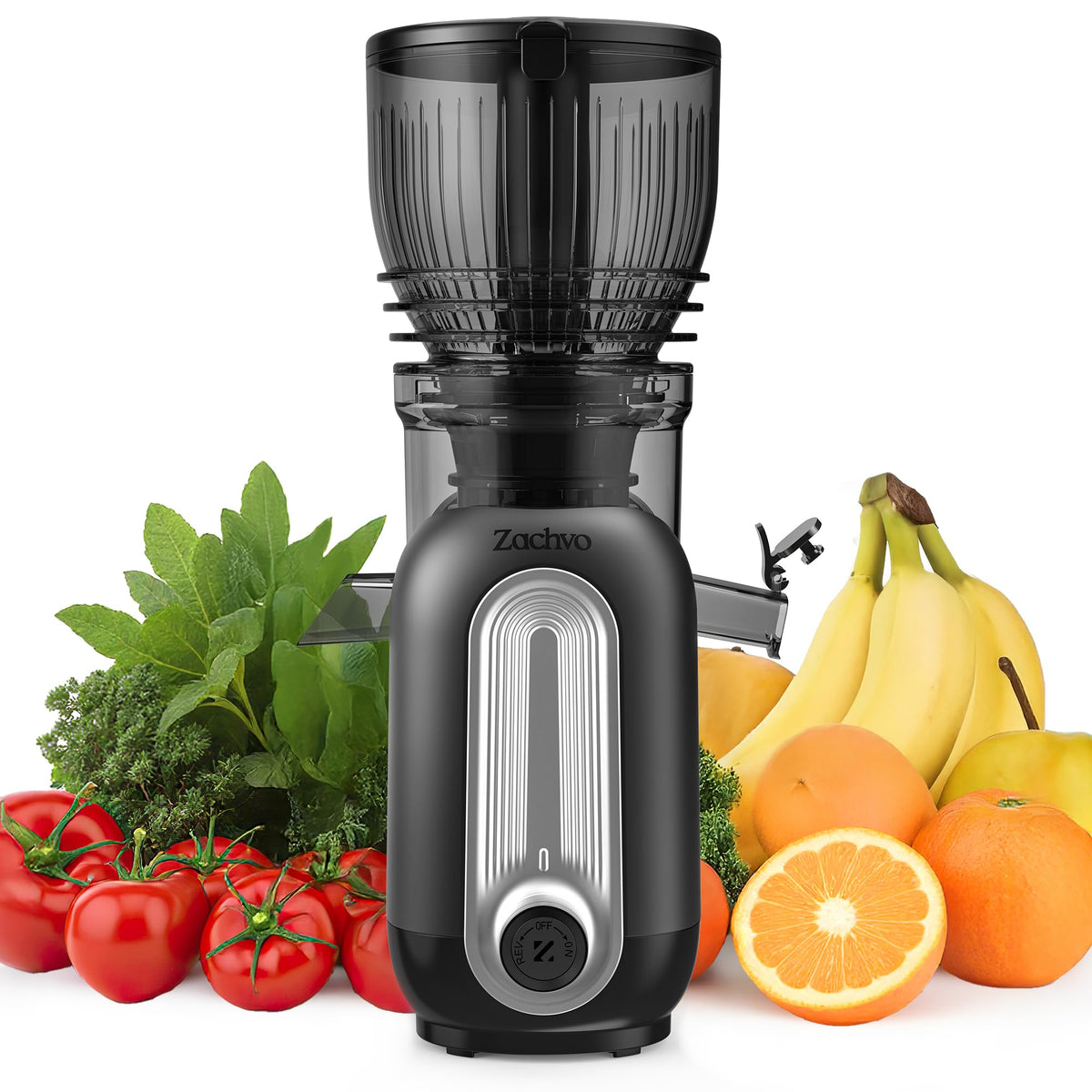 ZACHVO MP-802M front view in black for easy countertop use