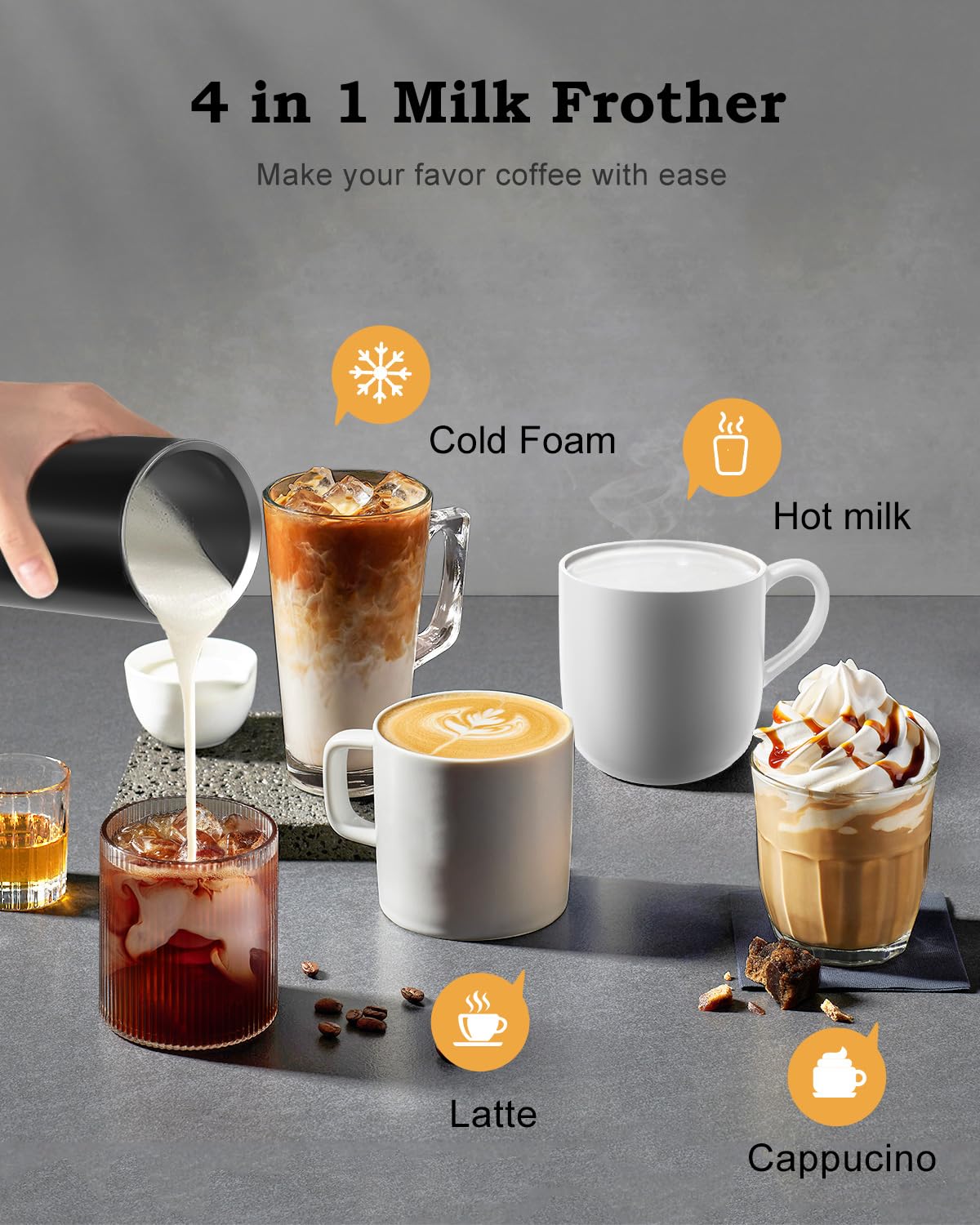 ZACME 28 oz removable water reservoir for easy refills