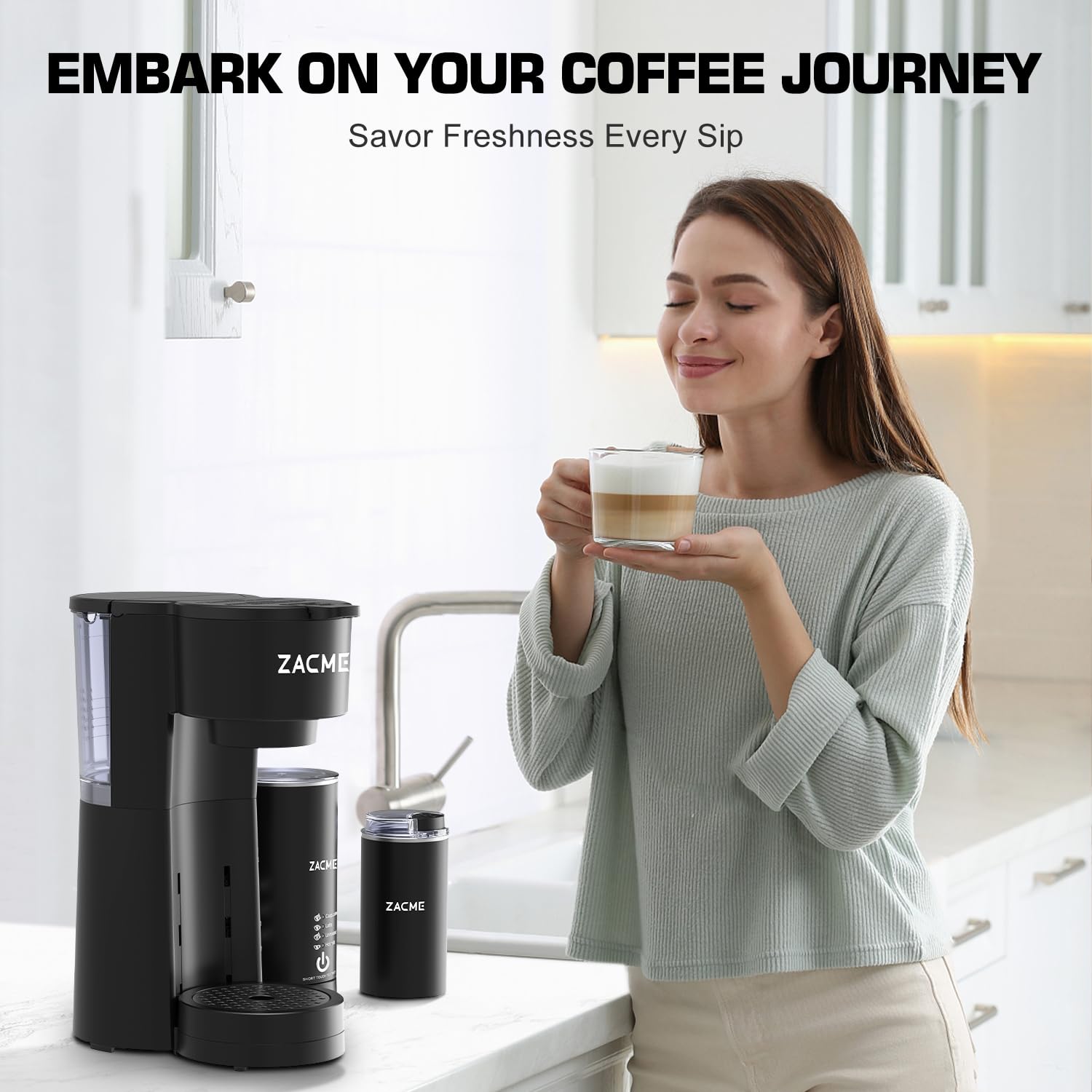 ZACME compact design makes a thoughtful gift for coffee lovers.
