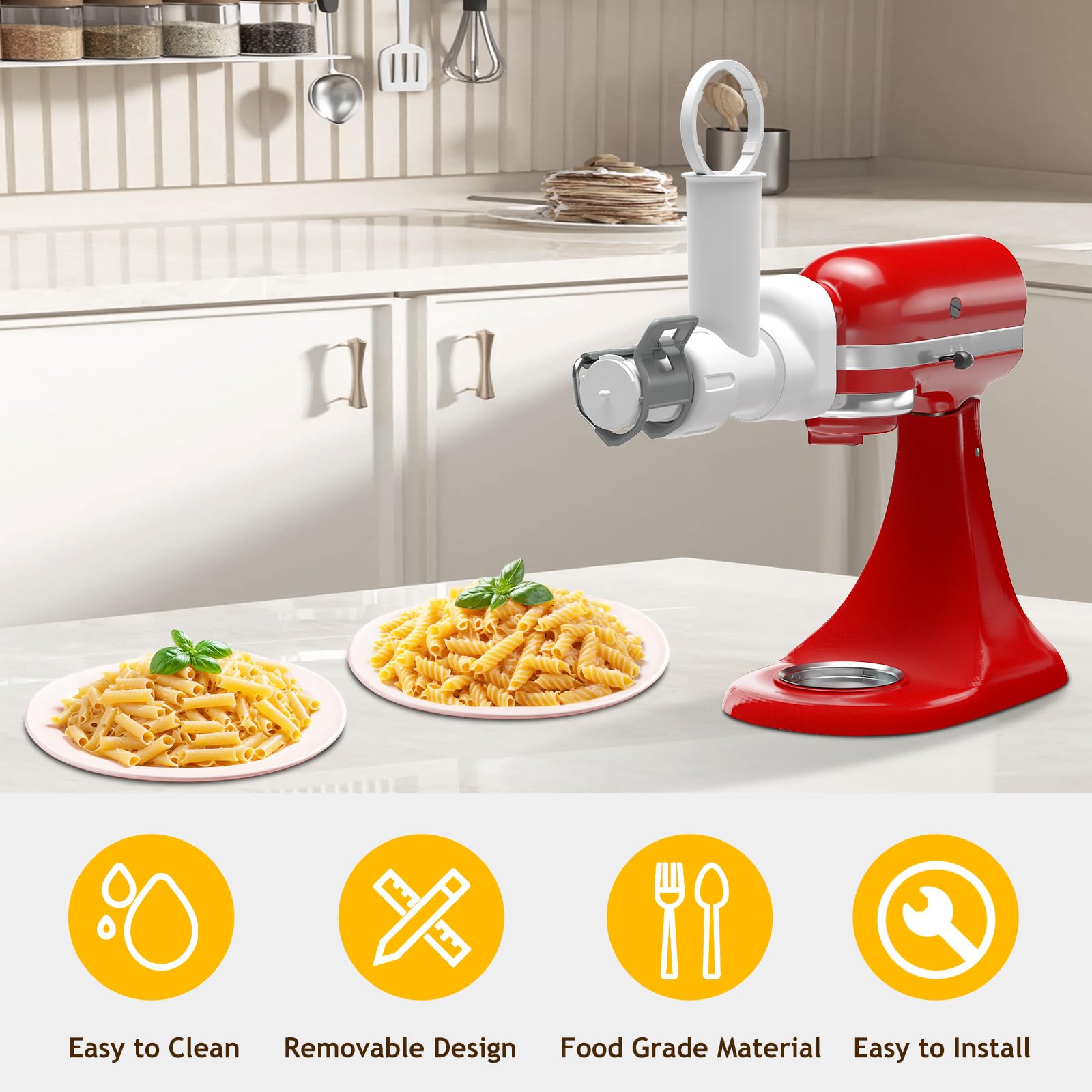 ZACME Three-sided noodles outlet for diverse pasta shapes at home