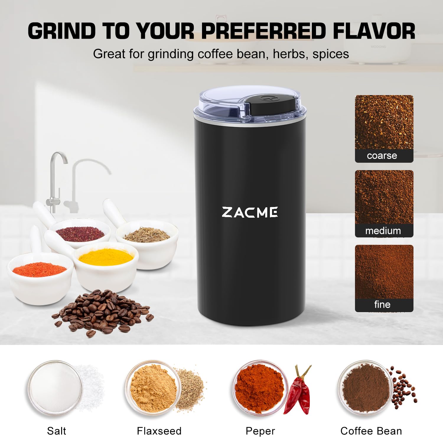ZACME self-cleaning cycle supports easy maintenance and longevity.