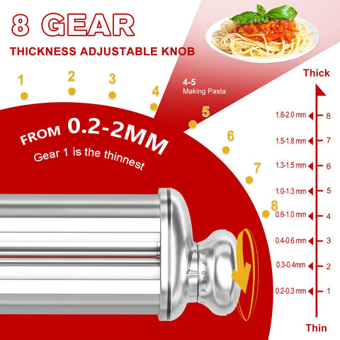 ZACME spaghetti cutter delivering uniform strands