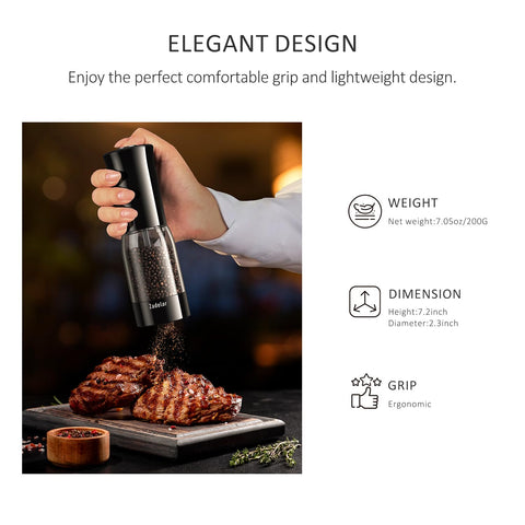 Zadelar one-handed operation makes grinding spices easy while cooking