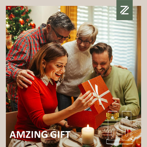 Zadelar dual charging base powers both grinders for uninterrupted seasoning.