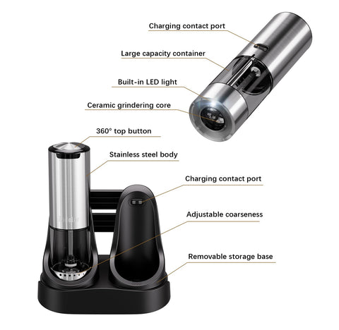 Zadelar stainless steel body combines durability with modern look.