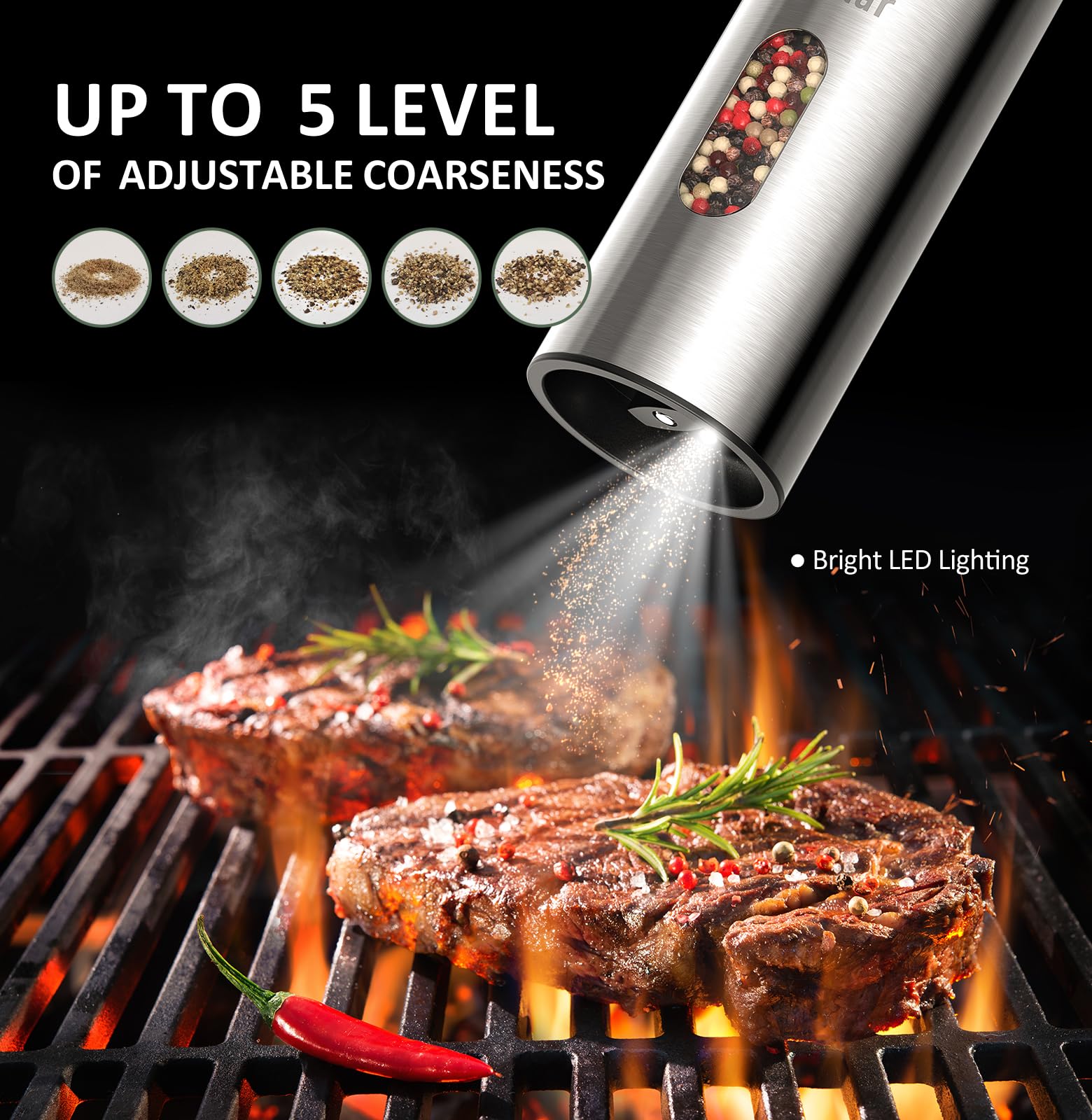 Zadelar stainless steel construction combines durability with modern style.