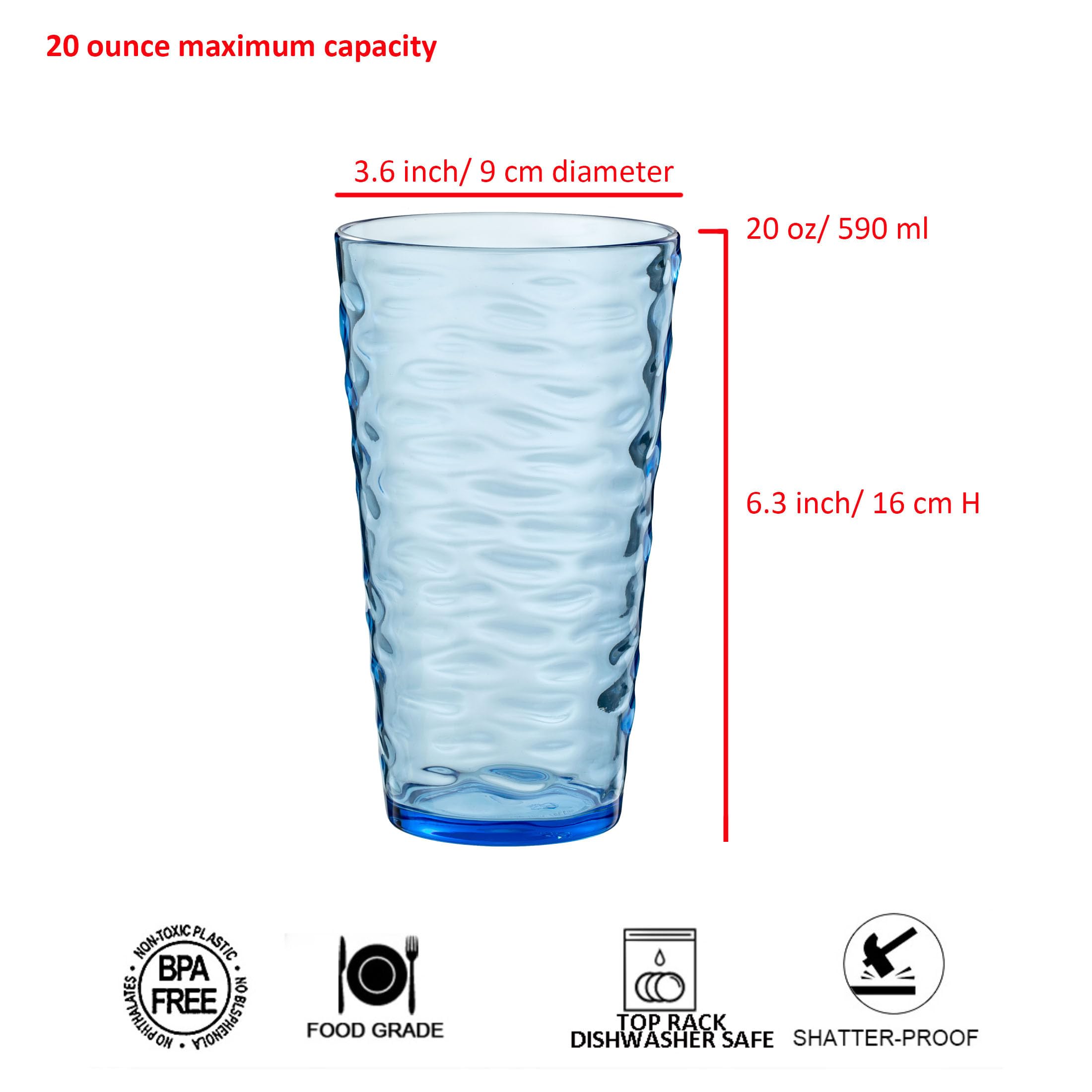 ZAINCA multicolor 20oz tumbler, BPA-free and shatter-resistant for everyday use.