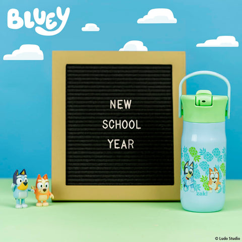 Zak Designs Harmony Bluey bottle 14oz capacity for daily hydration