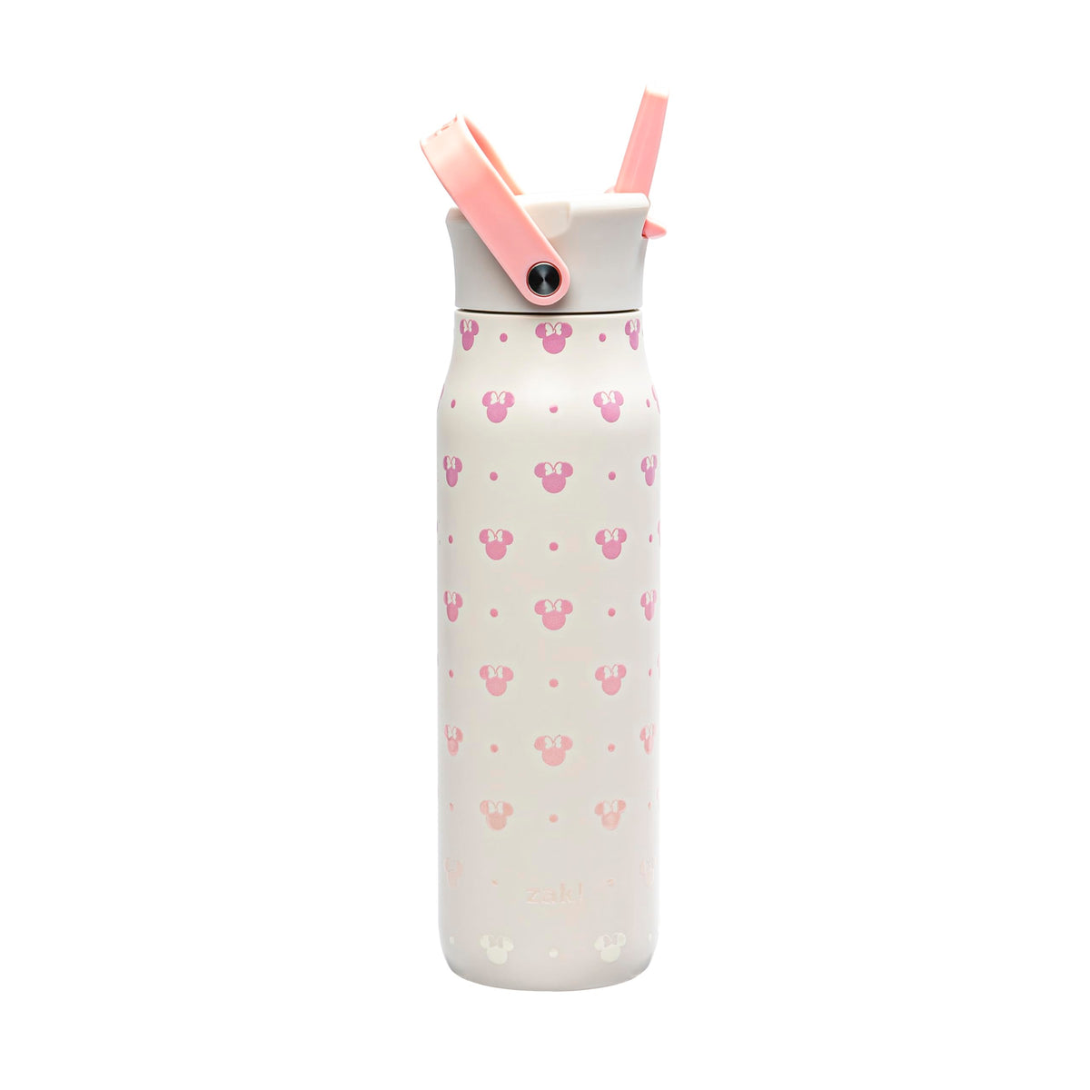 Zak Designs Minnie Mouse Harmony 32oz bottle with 3D artwork for tactile grip and style.