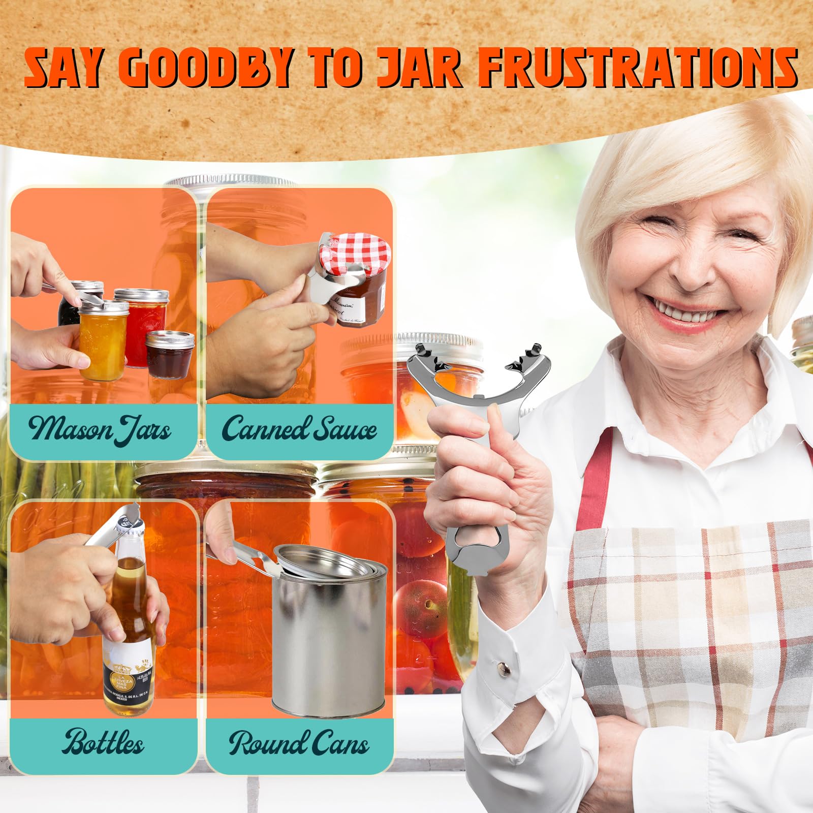 Zakdbbry multi purpose jar tool for pickling jars and sauces.