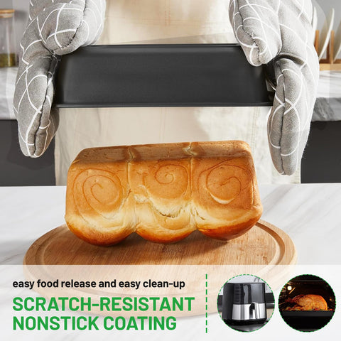 Zapstarz square brownie pan highlights even browning and easy release