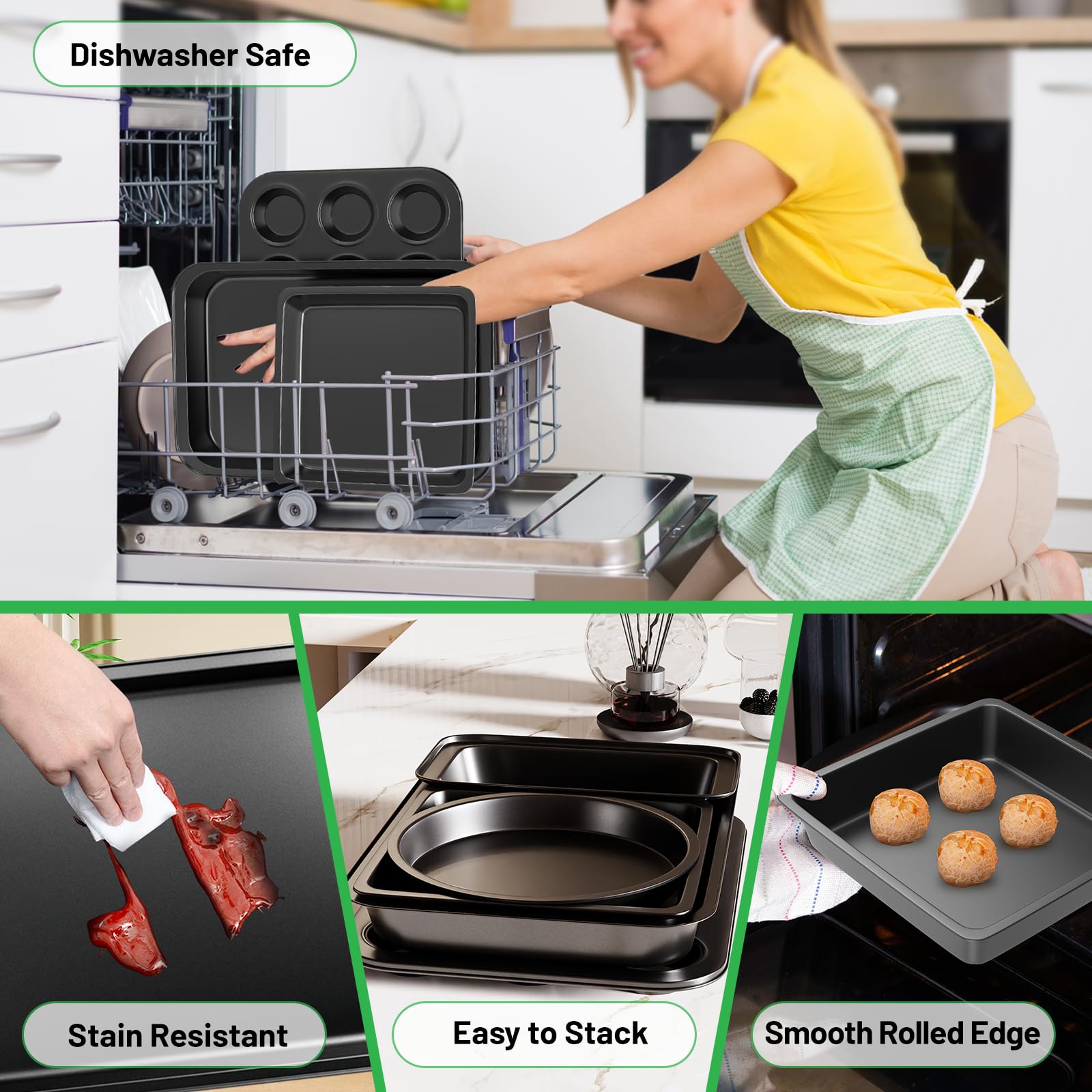 Zapstarz stackable design saves cabinet space and travels well