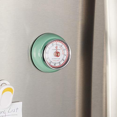 Zassenhaus mint-green timer in compact packaging for gifting or display.