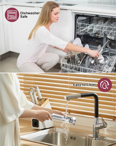 Zattic Cherry Pitter built-in splatter shield keeps countertops clean