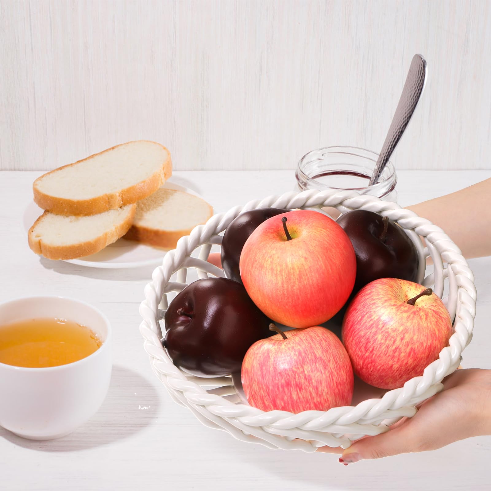 ZAVOOS kitchen counter decor adds sophistication while organizing snacks.