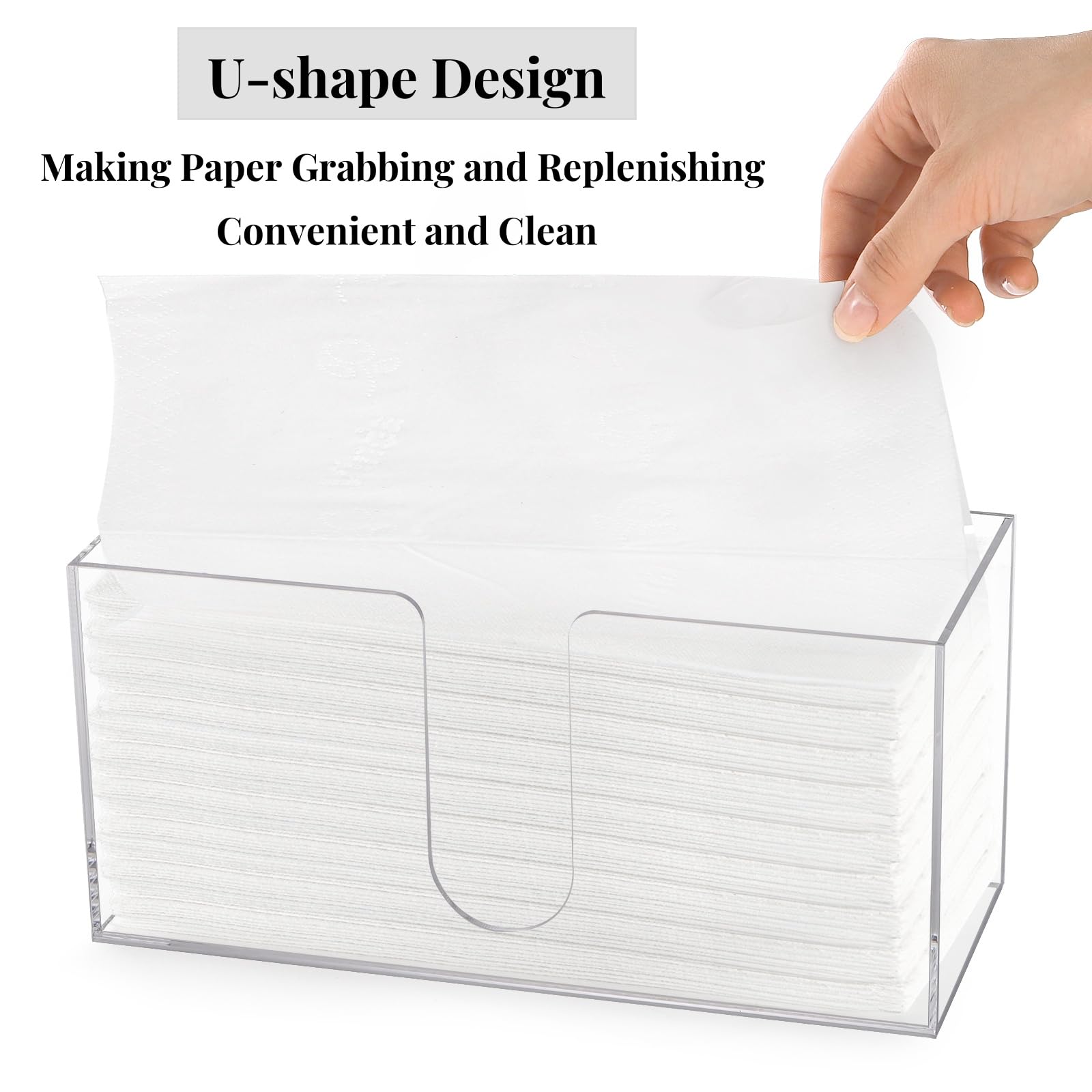 ZAVOOS U-shaped design enables easy towel replacement