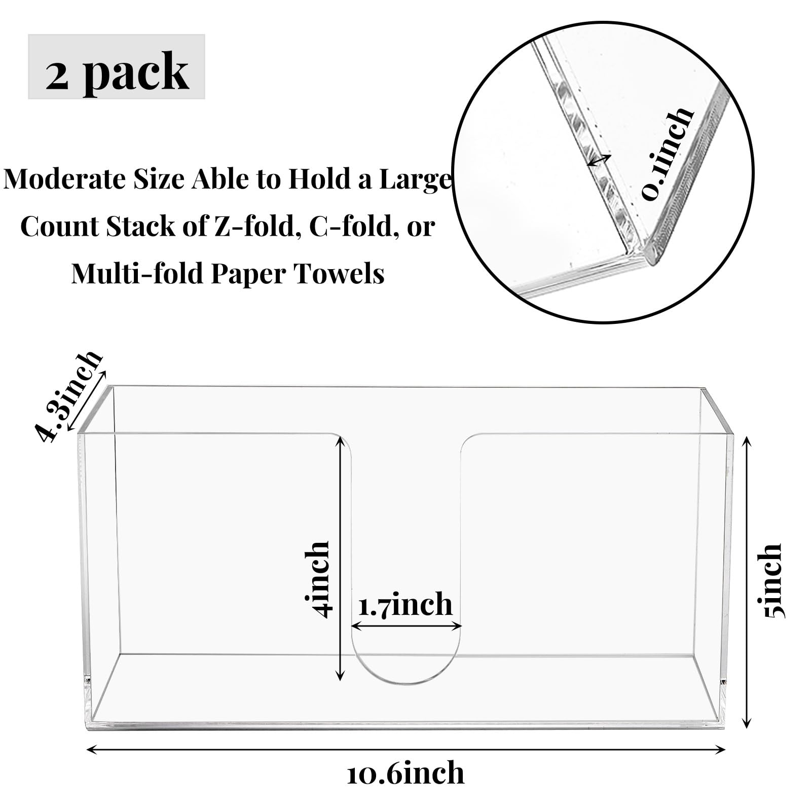 ZAVOOS Z-fold and C-fold towels neatly displayed for quick grabs