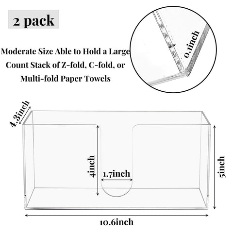 ZAVOOS Z-fold and C-fold towels neatly displayed for quick grabs