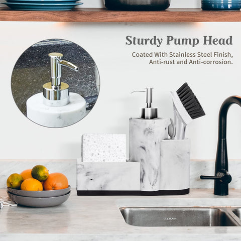 ZCCZ detachable drainage tray catches drips for a clean counter.