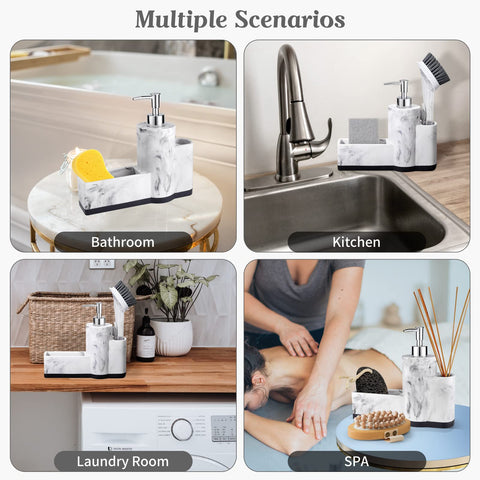 ZCCZ kitchen-bathroom sink organizer adds stylish storage.