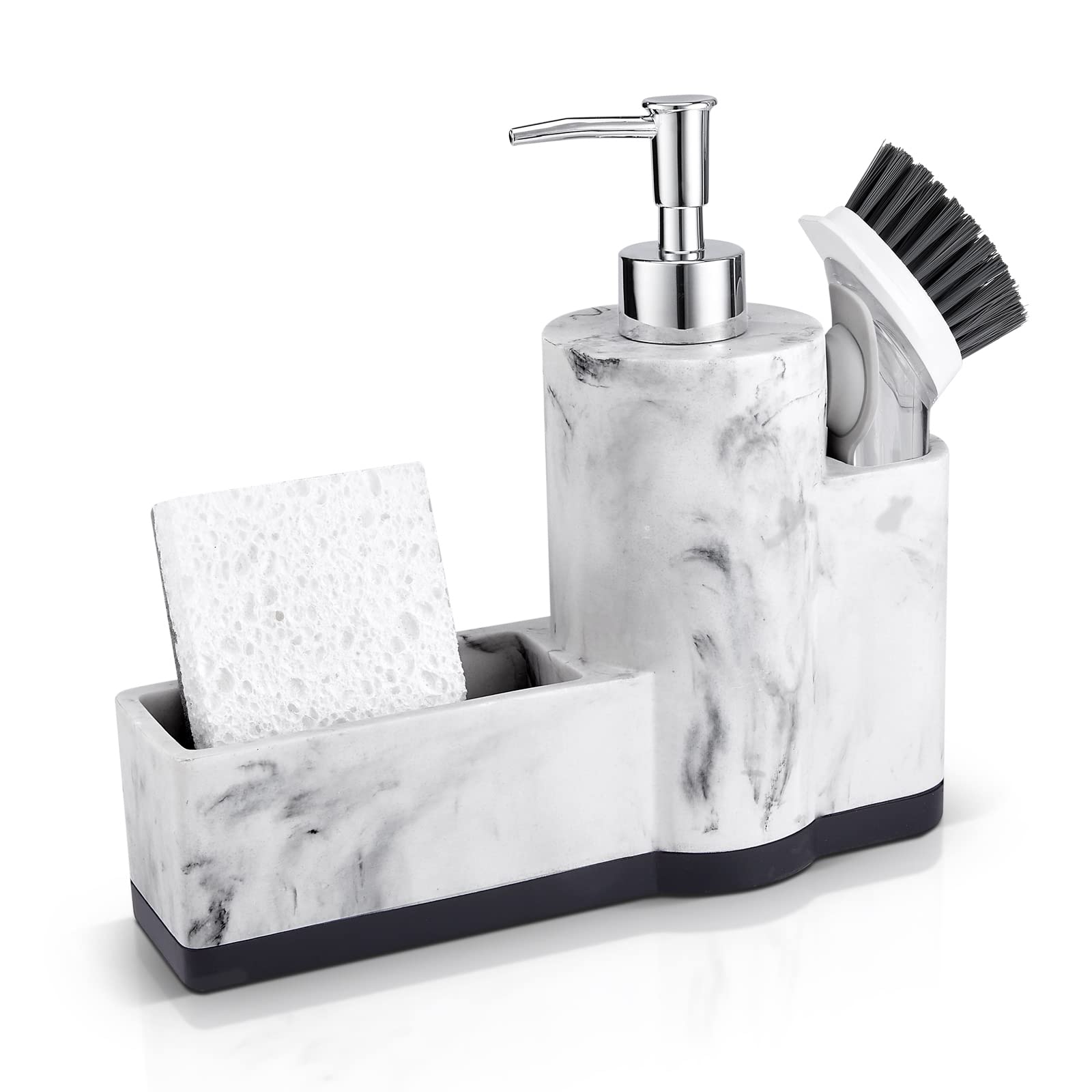 ZCCZ marble-pattern dispenser spout keeps your sink tidy.