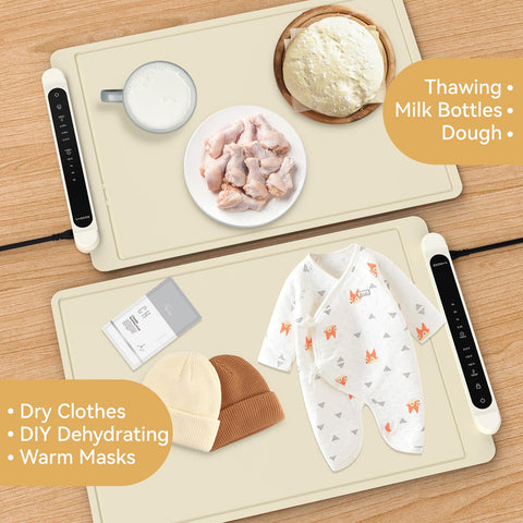 ZCJSHX warming mat safety features including child lock and auto shut-off