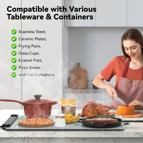 ZCJSHX warming mat detachable strap enables secure storage after use