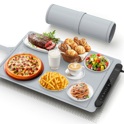 ZCJSHX warming mat showing drainage groove for easy defrosting and spill management