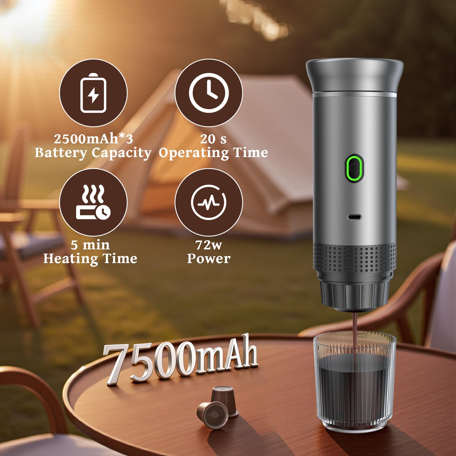 Zcyge compact unit weighs 700 grams, easy to carry in a bag