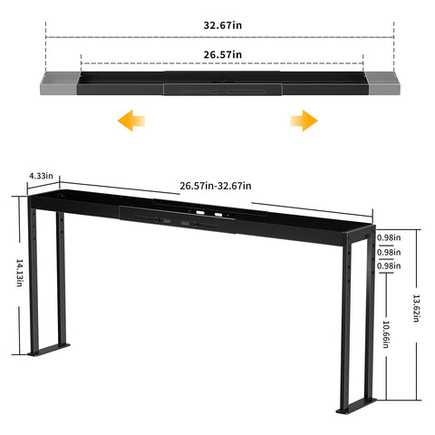 ZDDLOINP spice rack shelf durable aluminum and steel construction for long-lasting use.