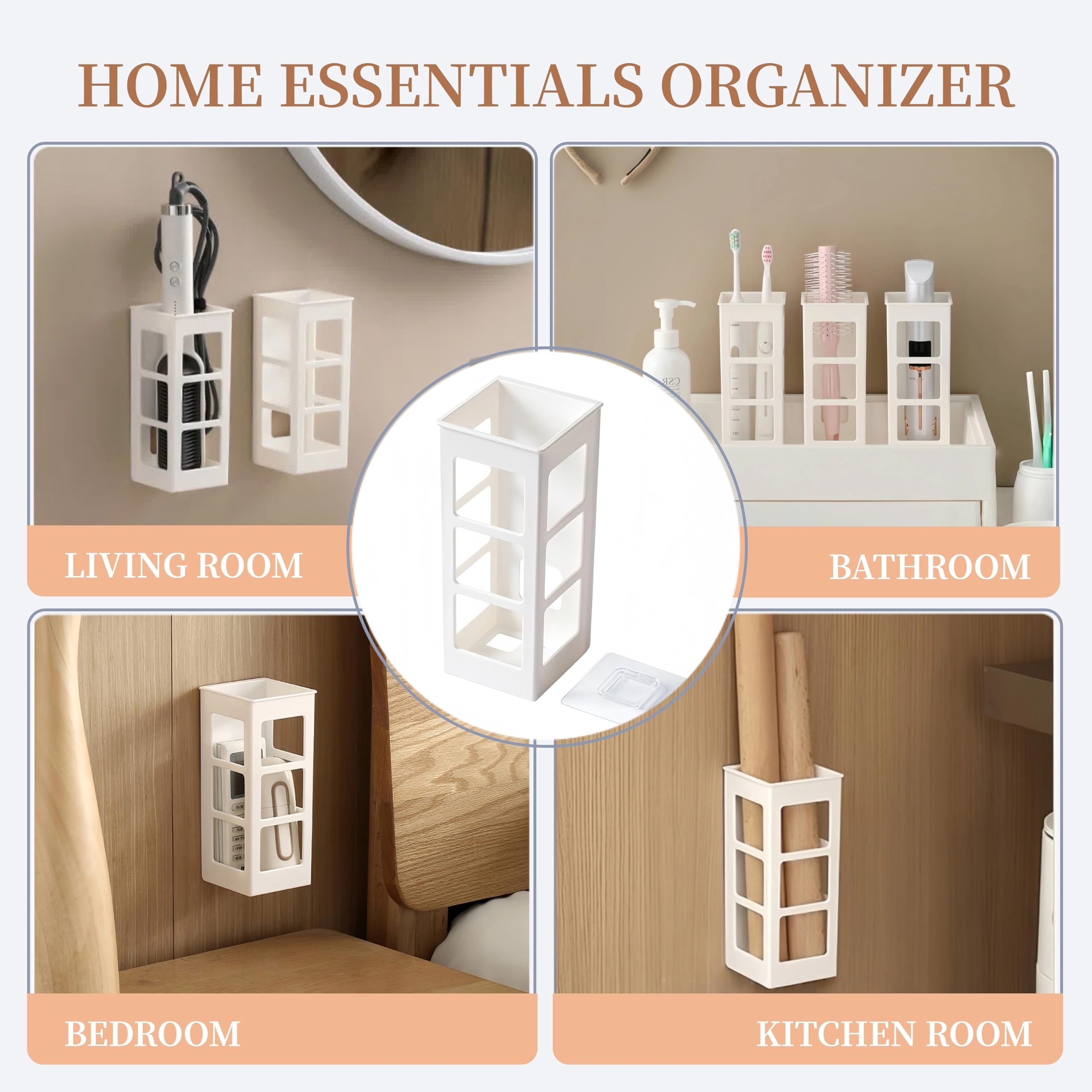 Zdesign bathroom decor hair tool organizer highlighting minimalist design for chic vanity