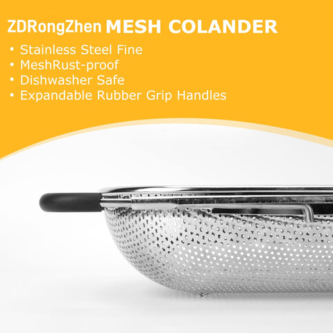 ZDRongZhen drying basket doubles as countertop storage for fruit.