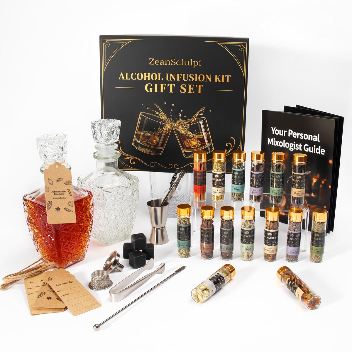 ZeanSciulpt alcohol infusion kit cover, gift-ready packaging