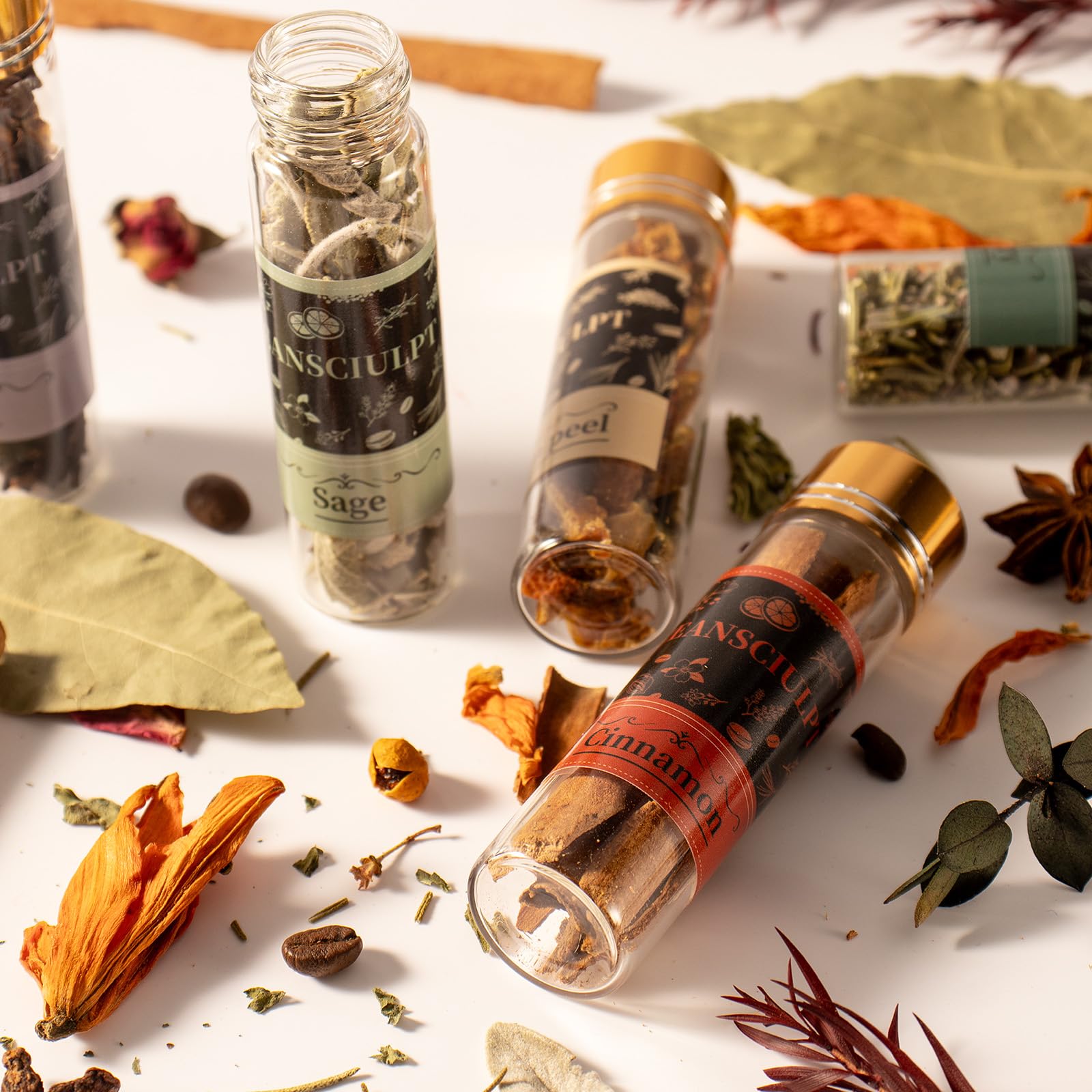 ZeanSciulpt natural infusion materials collection for flavor variety