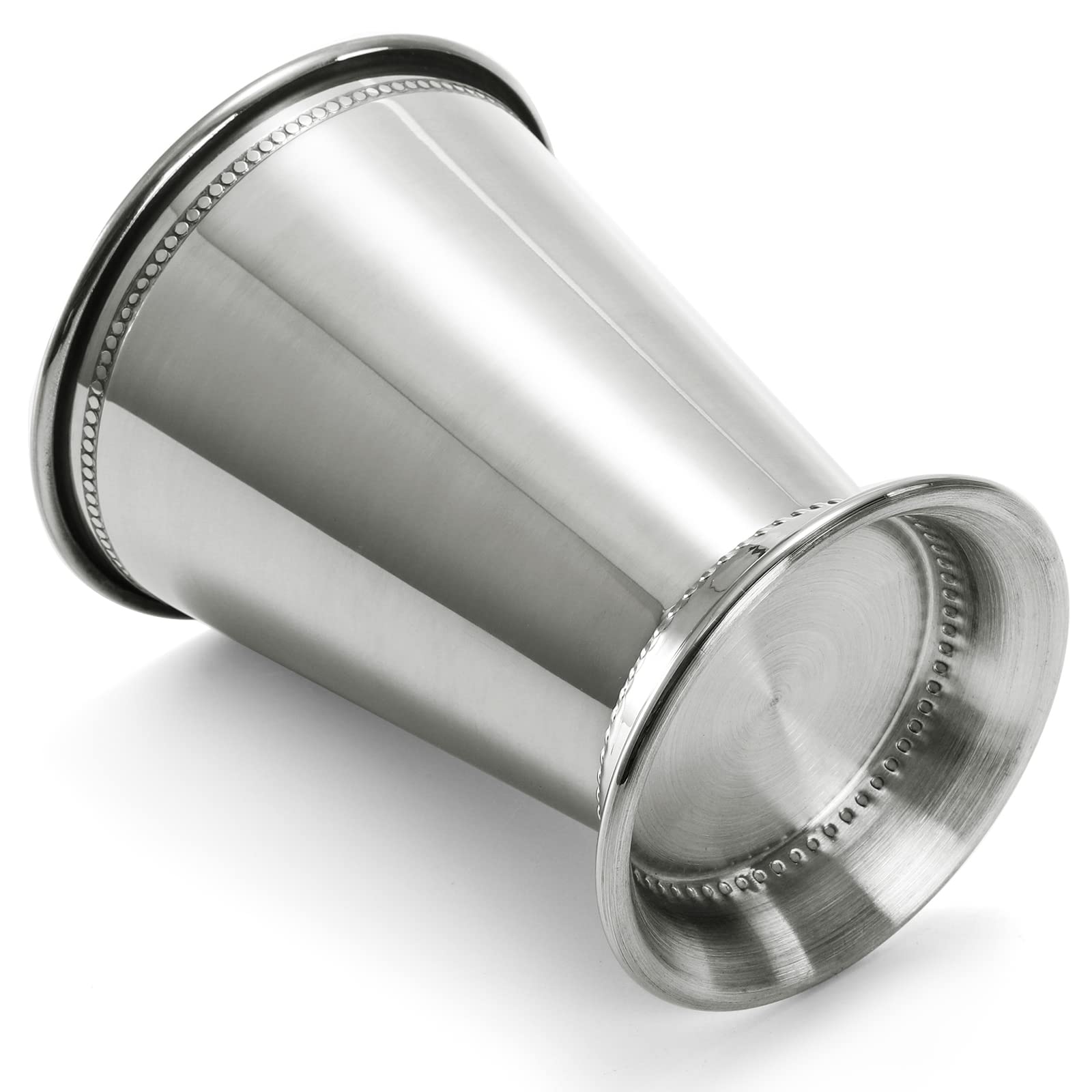 ZEAYEA cup highlighting 12 oz capacity and wide base for stability.