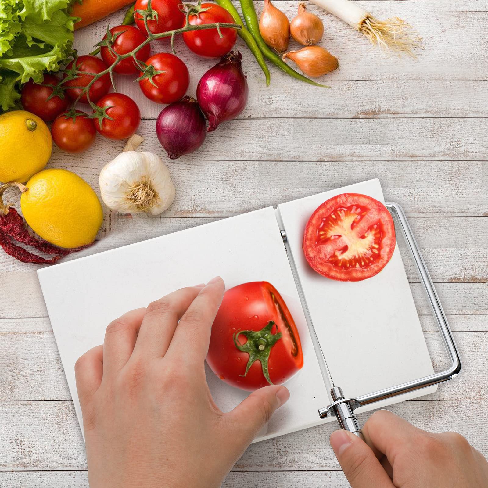 ZEAYEA stylish design doubles as an attractive serving board