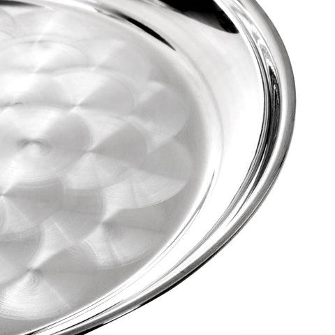 ZEAYEA deep swirl-design tray adds 3D texture to any table setting