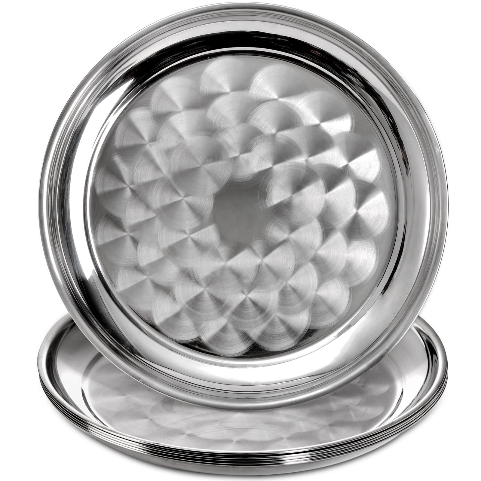 ZEAYEA dishwasher-safe stainless steel tray with bright shine