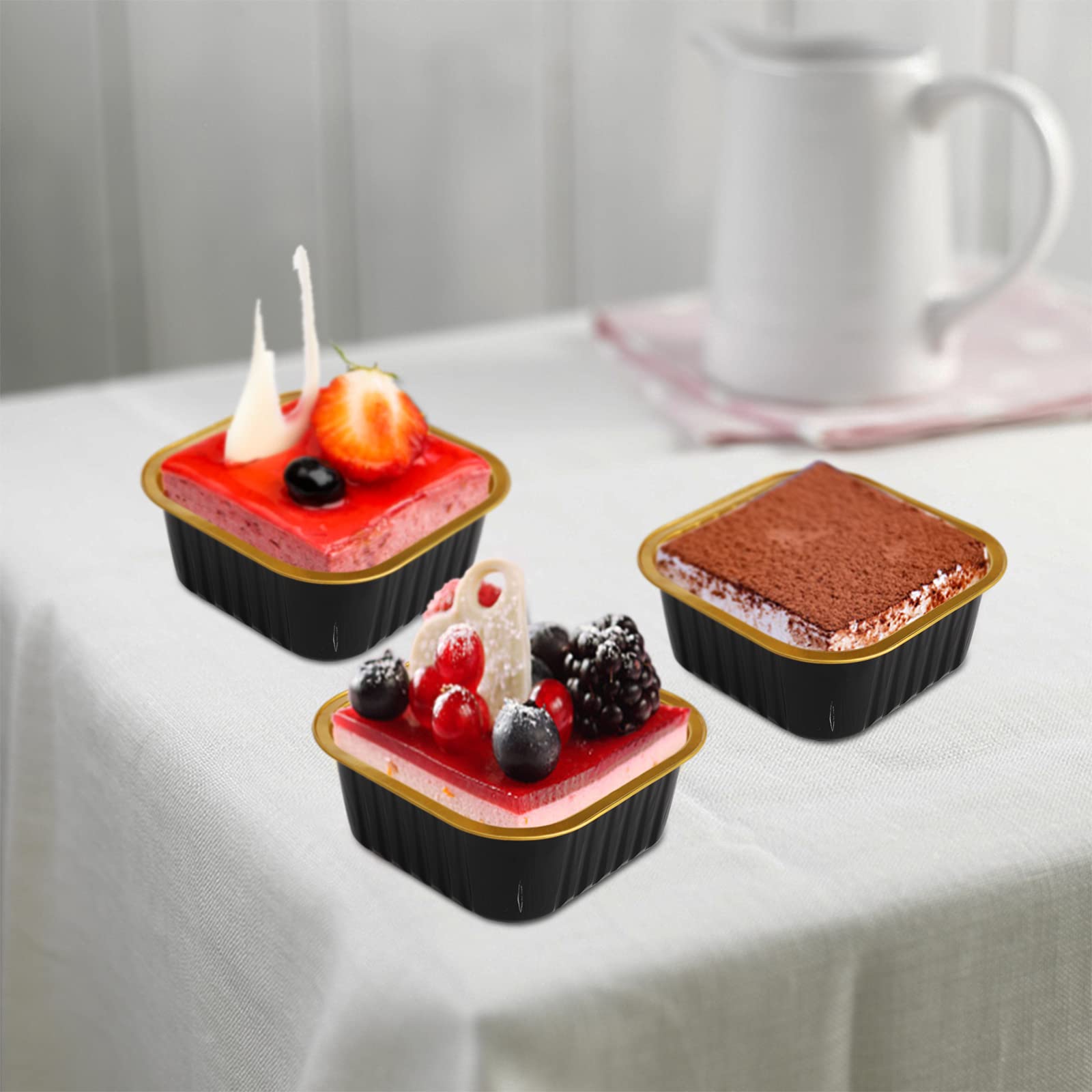 ZEAYEA multipurpose cups for cupcakes, puddings, pies and more.